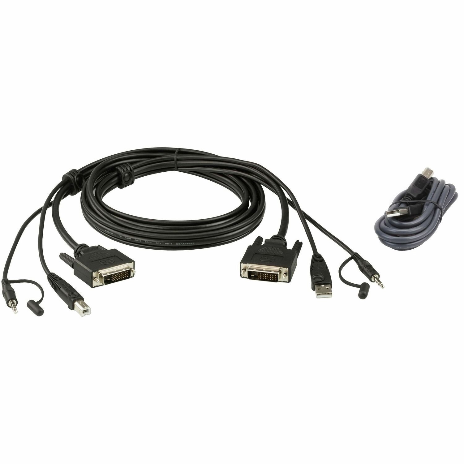 ATEN 1.8M USB DVI-D Dual Link Secure KVM Cable Kit