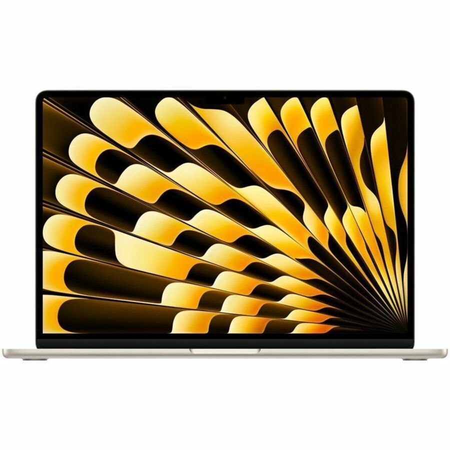 Apple MacBook Air MW1J3X/A 15.3" Notebook - Apple M4 - 16 GB - 256 GB SSD - English (US) Keyboard - Starlight