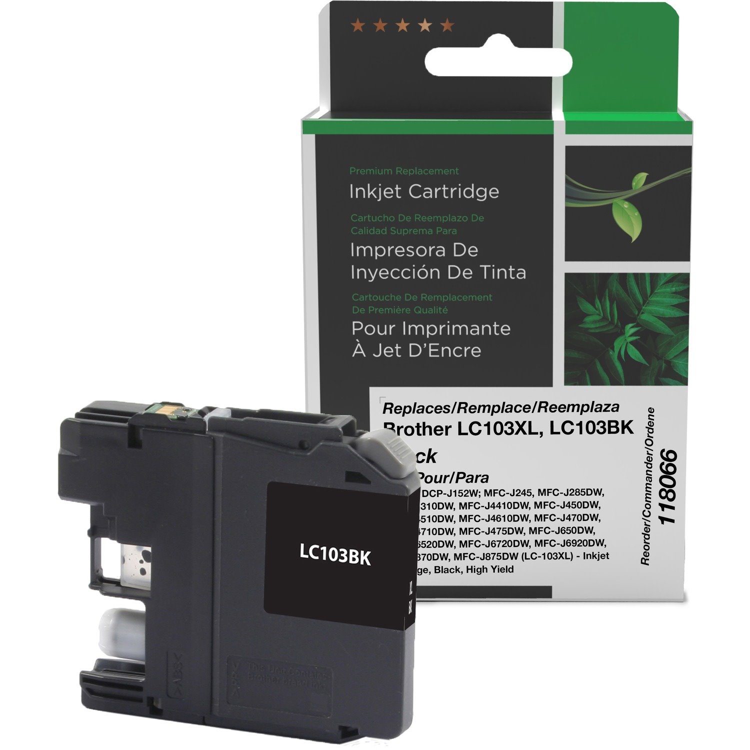 Clover Imaging Remanufactured High Yield Black Ink Cartridge for Brother LC103
