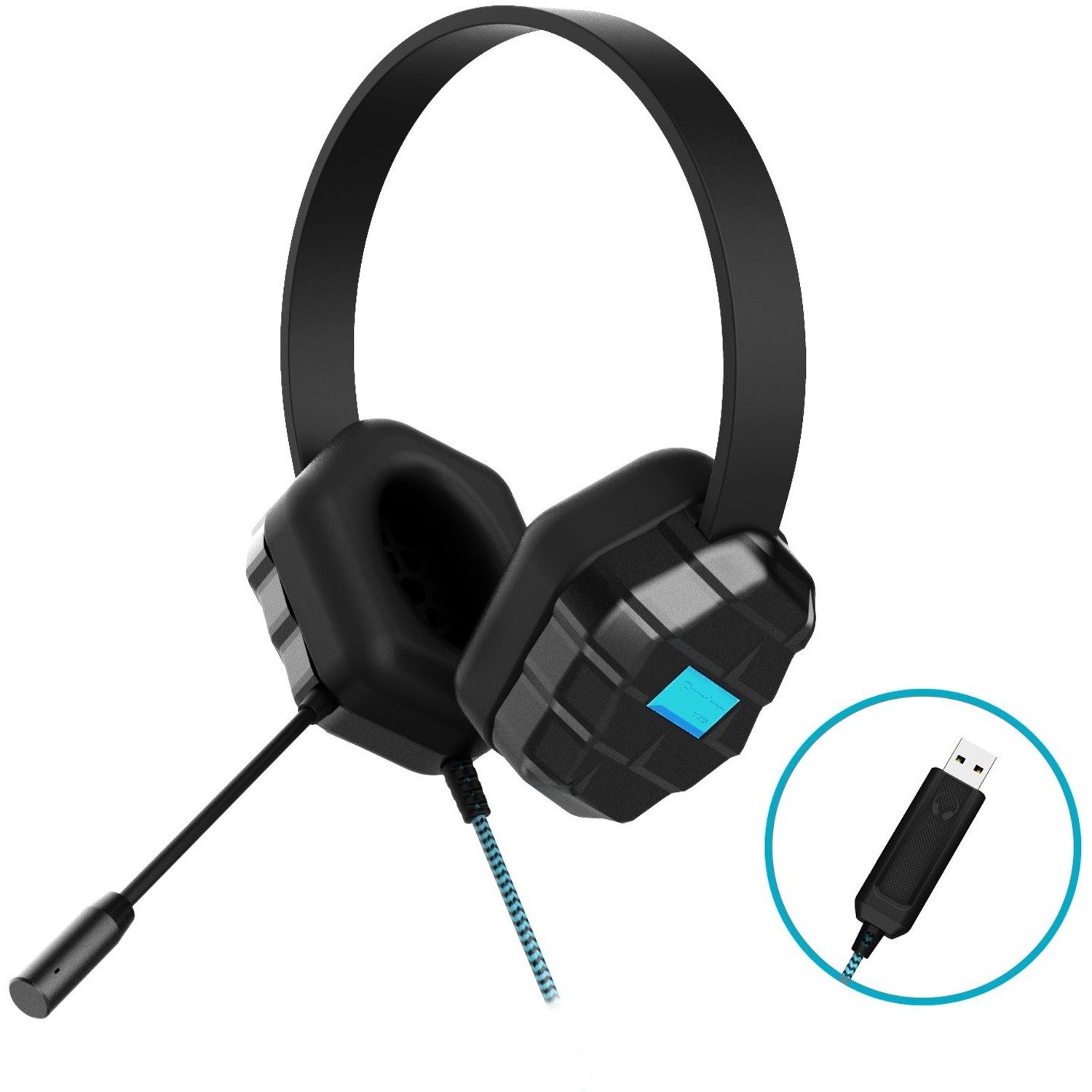 Gumdrop DropTech USB B2 Headset - Black