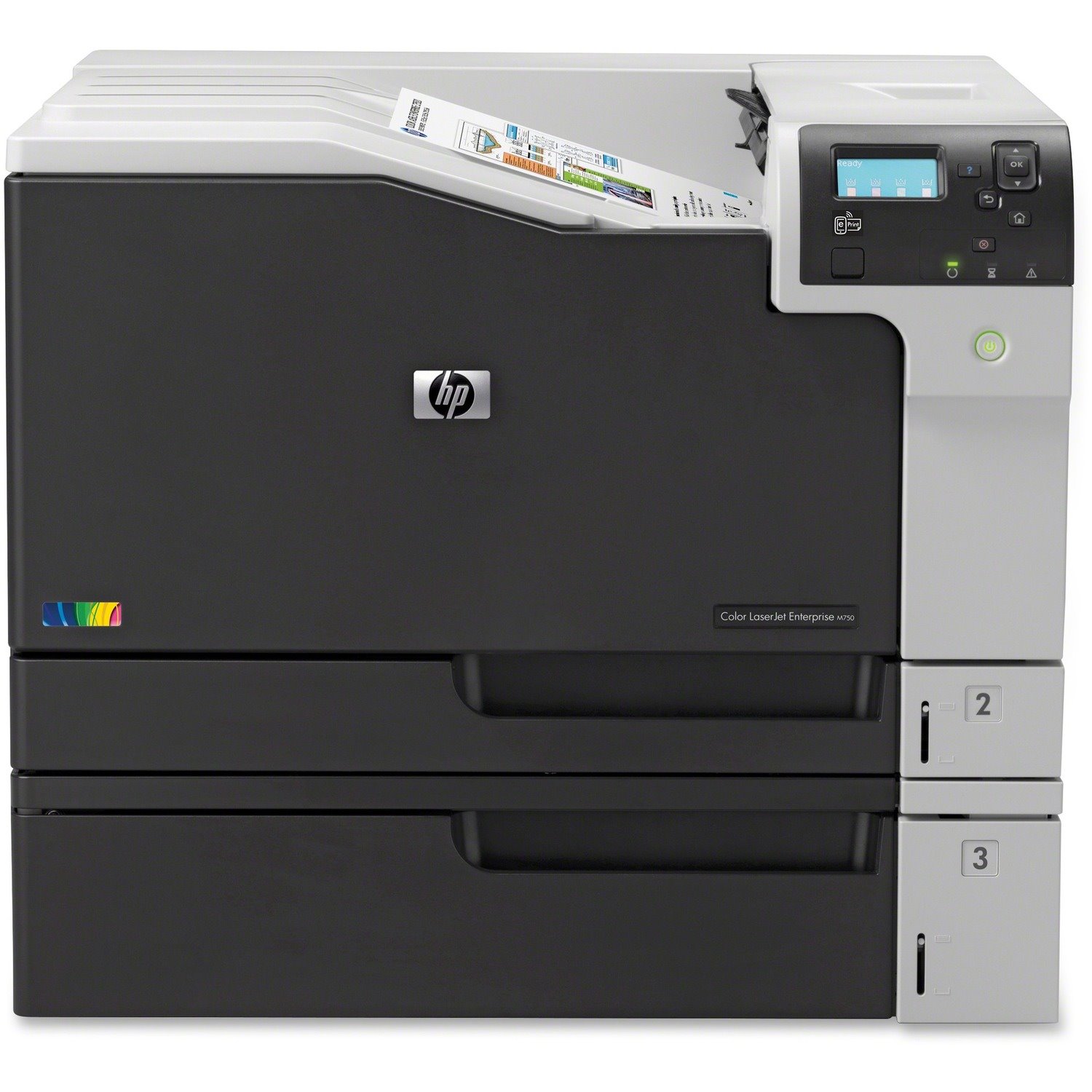 HP LaserJet M750 M750DN Desktop Laser Printer - Colour