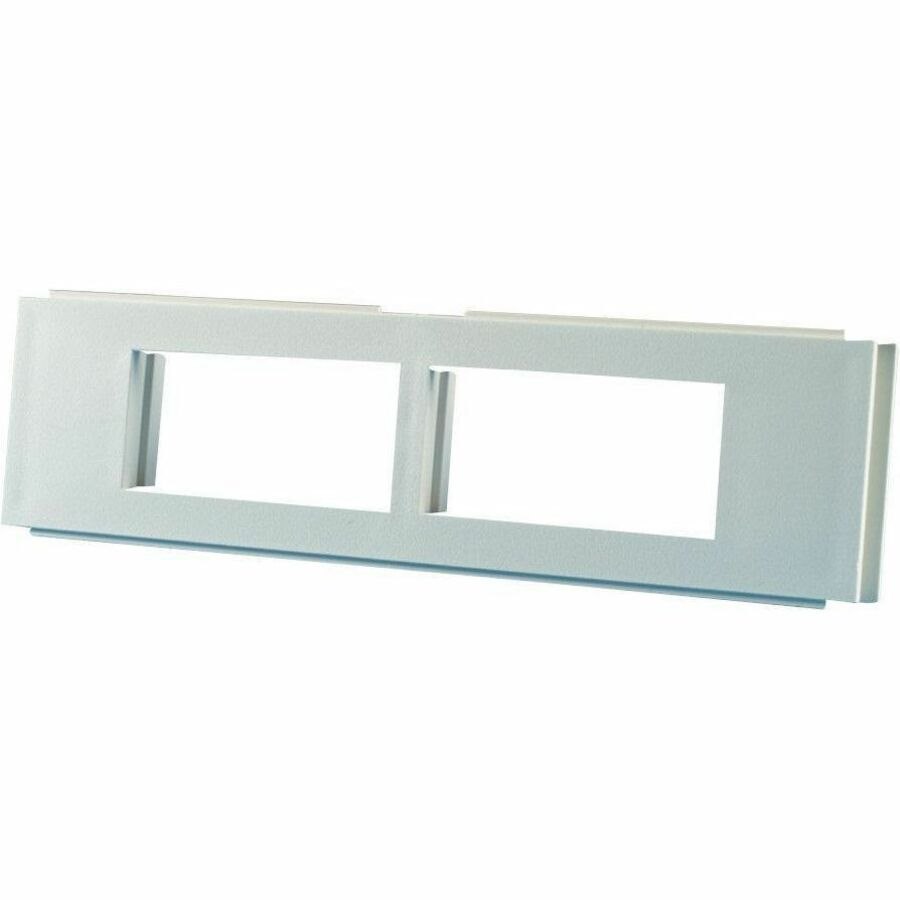 Ortronics Series II Multi-Media Outlet Adapter Panel, Holds Two Series II 1U Modules