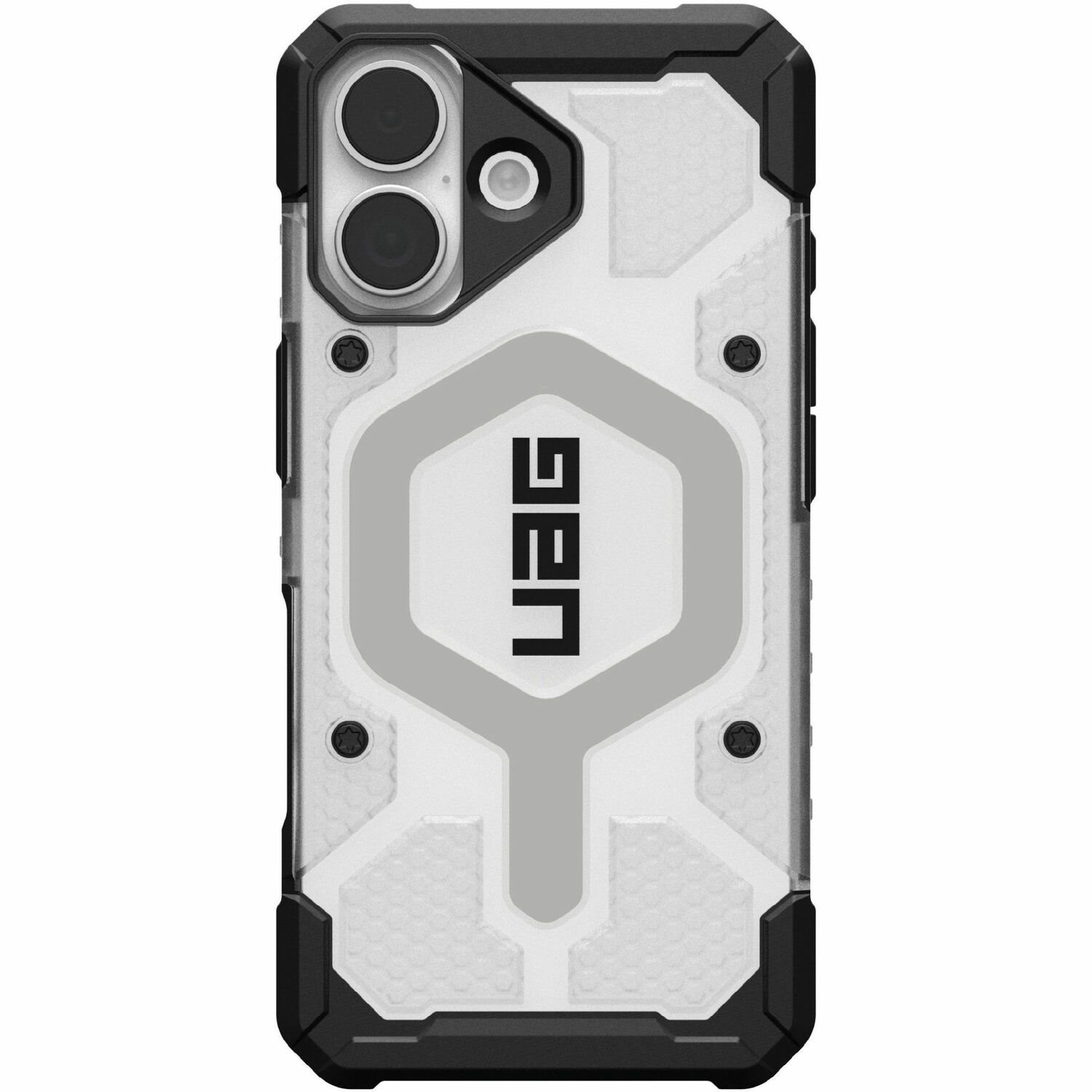 Urban Armor Gear Pathfinder Clear iPhone 17 Case - Ice/Silver