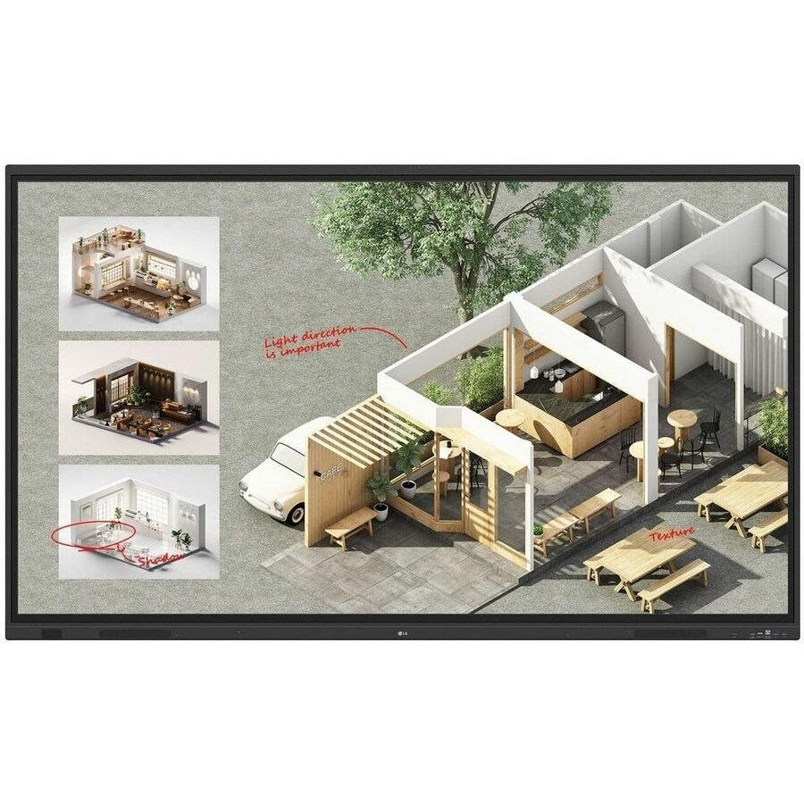 LG 86 86TR3DQ-B 4K 400Nits 16/7 Android 14Edla 50 Point Touch Ifp