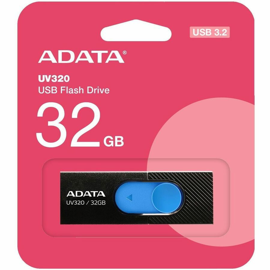 Adata UV320 32 GB USB 3.2 (Gen 1) USB Geheugenstick - Zwart, Blauw