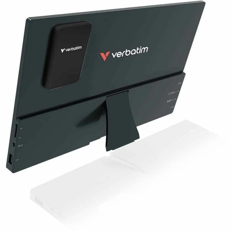 Verbatim Portable 14In FHD Touch Monitor Light With Wireless Power Supply Incl. Power Bank 5000mAh