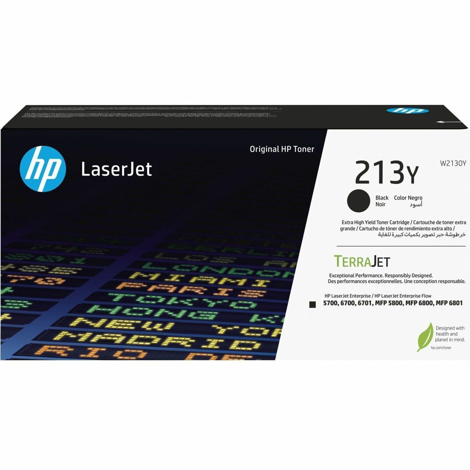 HP 213Y Original Laser Toner Cartridge - Black - 1 Each