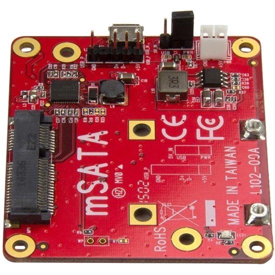 StarTech.com USB to mSATA Converter for Raspberry Pi and Development Boards - USB to mini SATA Adapter for Raspberry Pi