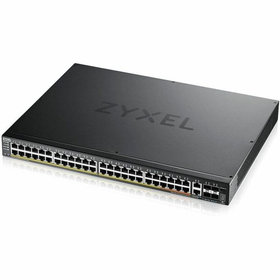 ZYXEL XGS2220-54FP 48-Port Gigabit L3 Managed and Nebula Pro Cloud Managed Switch | 40 PoE+ / 10 PoE++ Ports at 960W with 4 SFP+ 10G Uplinks and 2 10G Ethernet Ports