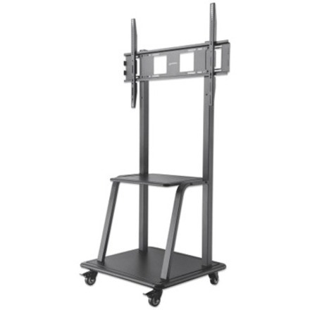 TV & Monitor Mount, Trolley Stand, 1 screen, Screen Sizes: 37-100" , Black, VESA 200x200 to 800x600mm, Max 150kg, LFD, Lifetime Warranty