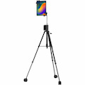 CTA Digital Rolling Tripod Floor Stand for 7-13" Tablets