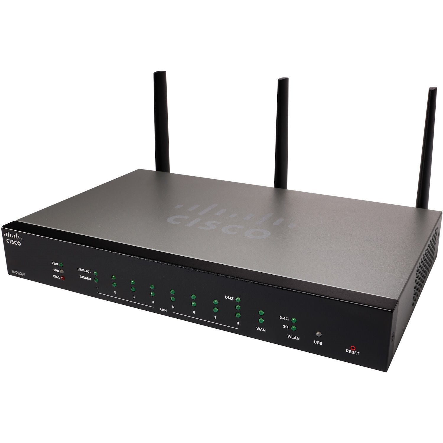 Cisco RV260W Wi-Fi 5 IEEE 802.11ac Ethernet Wireless Router - Refurbished