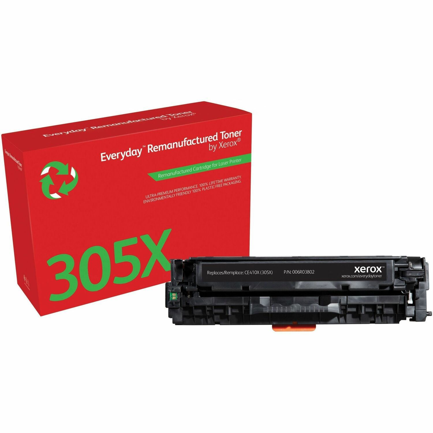 Xerox Everyday High Yield Laser Toner Cartridge 305X (CE410X) - Black - 1 / Pack