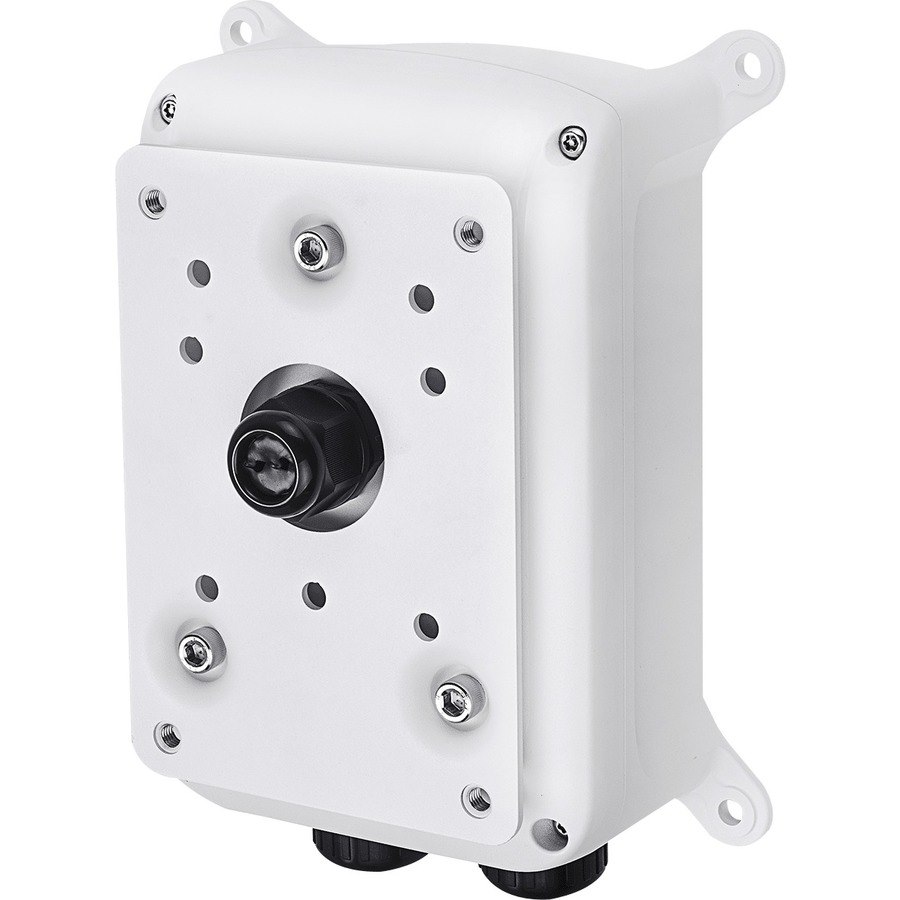 Vivotek Mounting Box for Network Camera, Wall Mount, Pole Mount - White - TAA Compliant