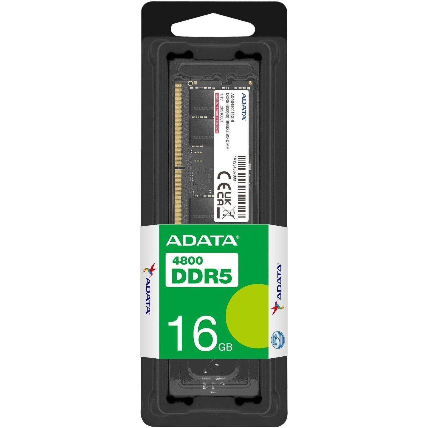 Adata AD5S480016G-B 16GB DDR5 SDRAM Memory Module