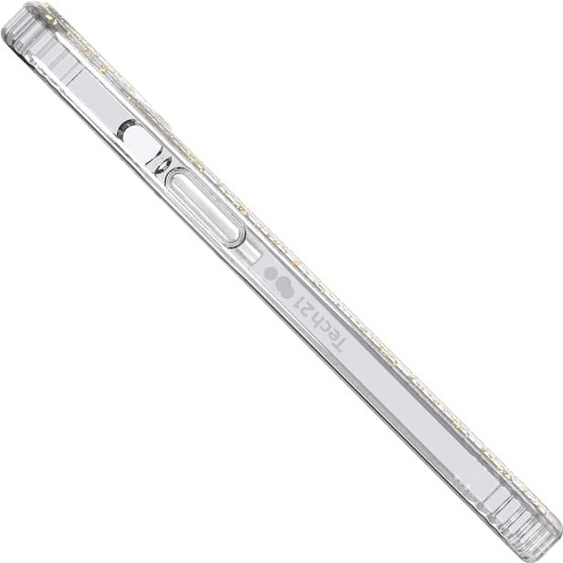 Tech21 Evo Sparkle Case for Apple iPhone 13 Smartphone - Holographic Shimmer Effect - Gold