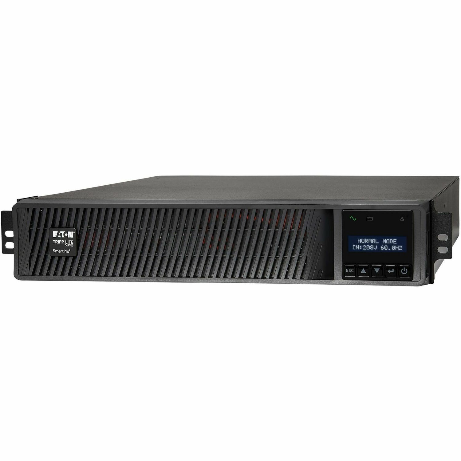 Eaton Tripp Lite Series SmartPro 3000VA 3000W 208/230V Line-Interactive Sine Wave UPS - 10 Outlets, Extended Run, Network Card Option, LCD, USB, DB9, 2U Rack/Tower