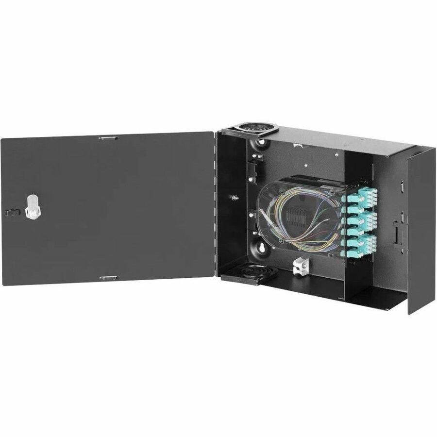 Hubbell Premise Wiring Wall Mount for Adapter Panel - Black