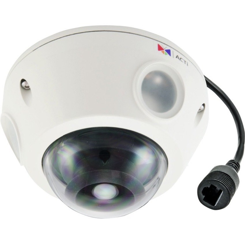 ACTi E933 2 Megapixel HD Network Camera - Monochrome, Colour - Dome