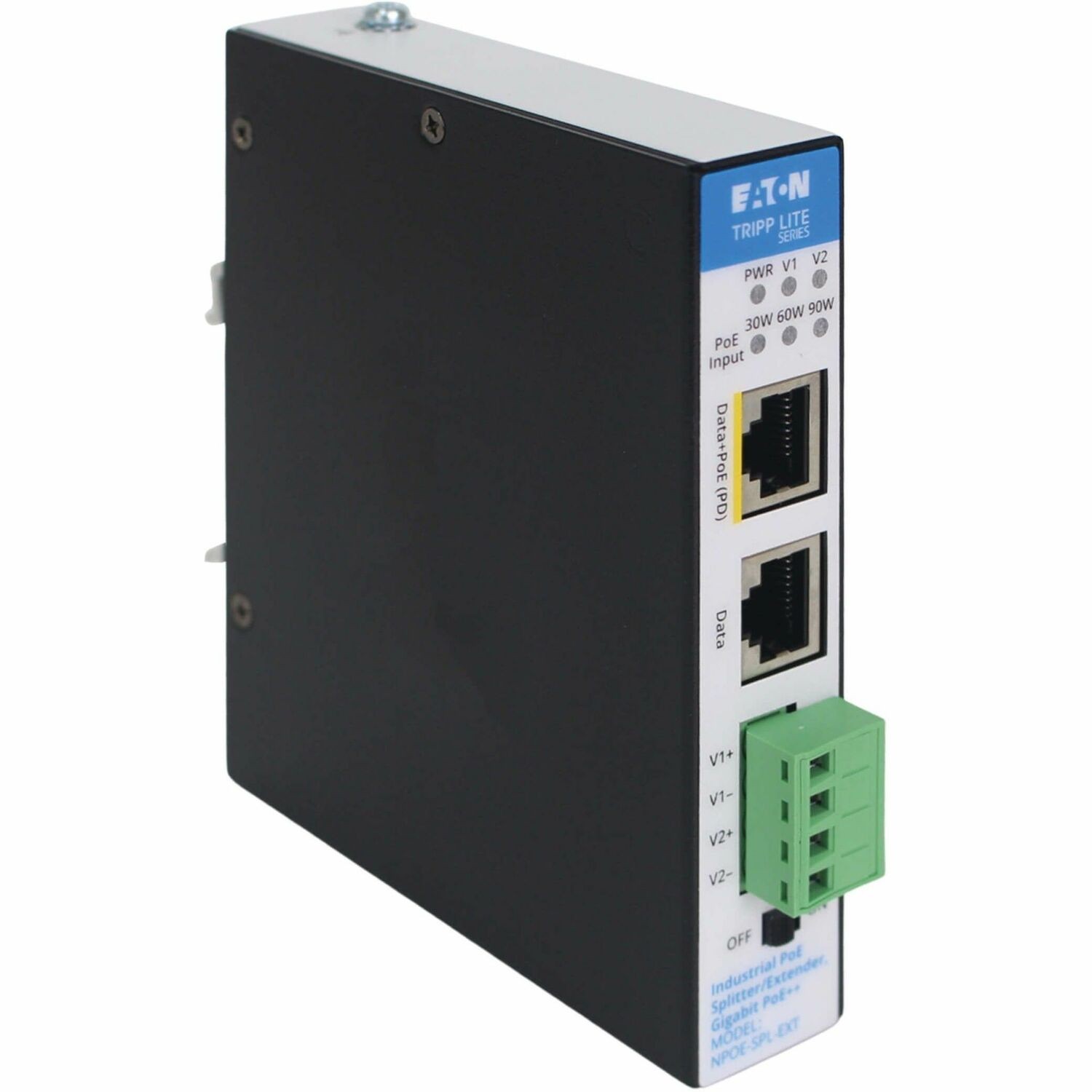Tripp Lite series Industrial Gigabit Ethernet PoE++ Splitter/Extender