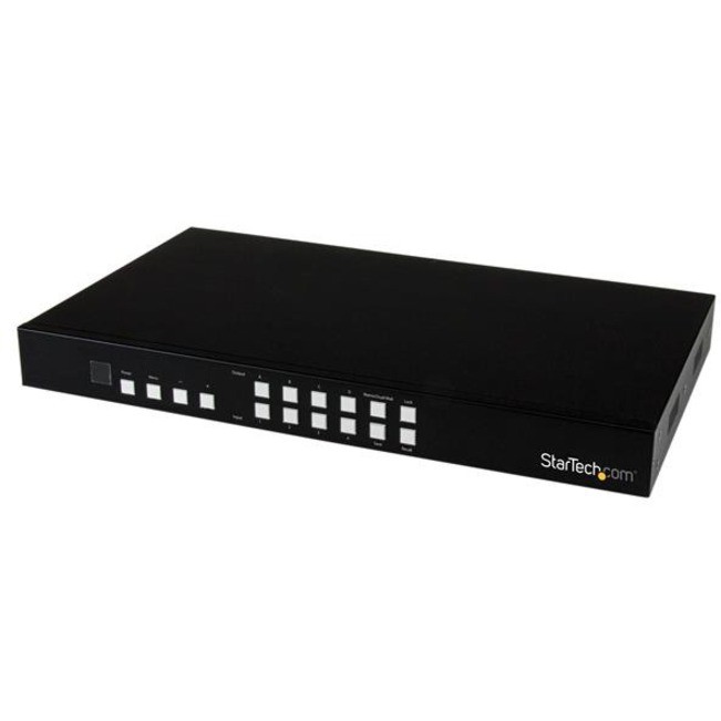 STARTECH 4X4 HDMI MATRIX SWITCH WITH PICTURE-AND-PICTURE MULTIVIEWER OR VIDEO WALL - TAA