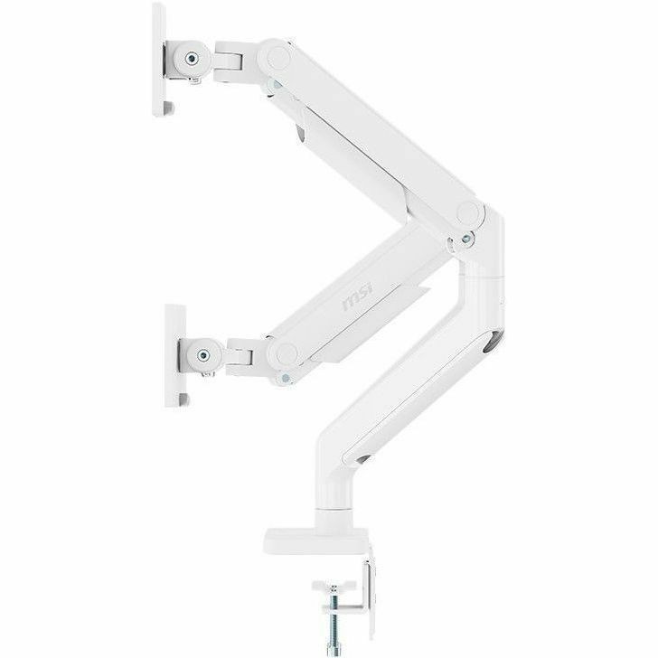 MSI Mounting Arm for Monitor, Flat Panel Display, Curved Screen Display, Display - Matte White
