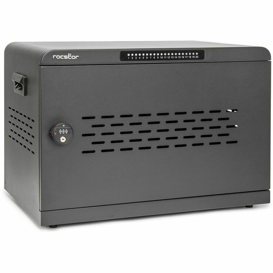 Rocstor Volt UC20 USB-C 20-Device Charging Station Cabinet