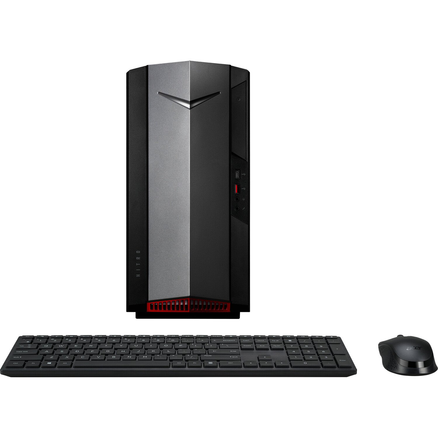 Acer Nitro N50-640 N5-64 Gaming Desktop Computer - Intel Core i5 12th Gen i5-12400 - 8 GB - 1 TB SSD