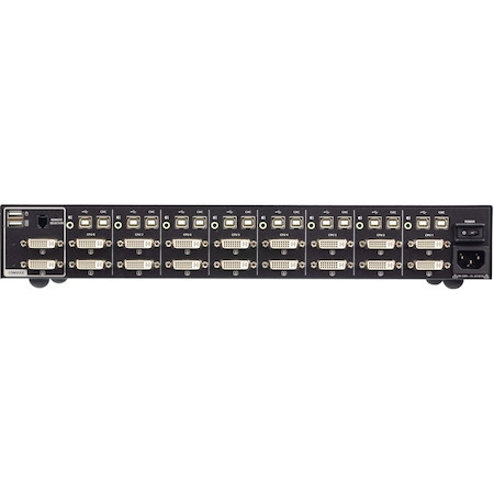 ATEN 8-Port USB DVI Dual Display Secure KVM Switch with CAC (PSD PP v4.0 Compliant)