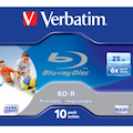 Verbatim 43713 Blu-ray Recordable Media - BD-R - 6x - 25 GB - 10