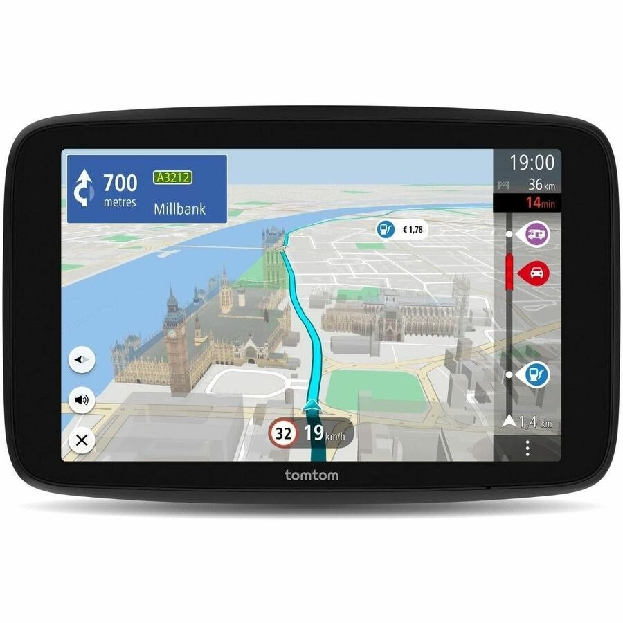TomTom GO Camper Max Automobile Portable GPS Navigator - Black