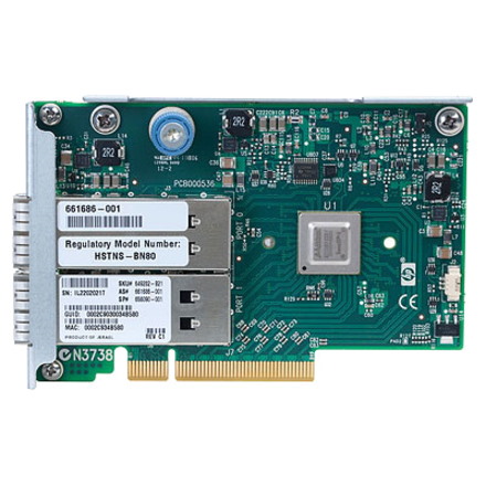 HPE-IMSourcing InfiniBand FDR/EN 10/40Gb Dual Port 544FLR-QSFP Adapter