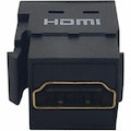 Eaton Tripp Lite Series HDMI Keystone/Panel-Mount Coupler (F/F) - 8K 60 Hz, Black, TAA