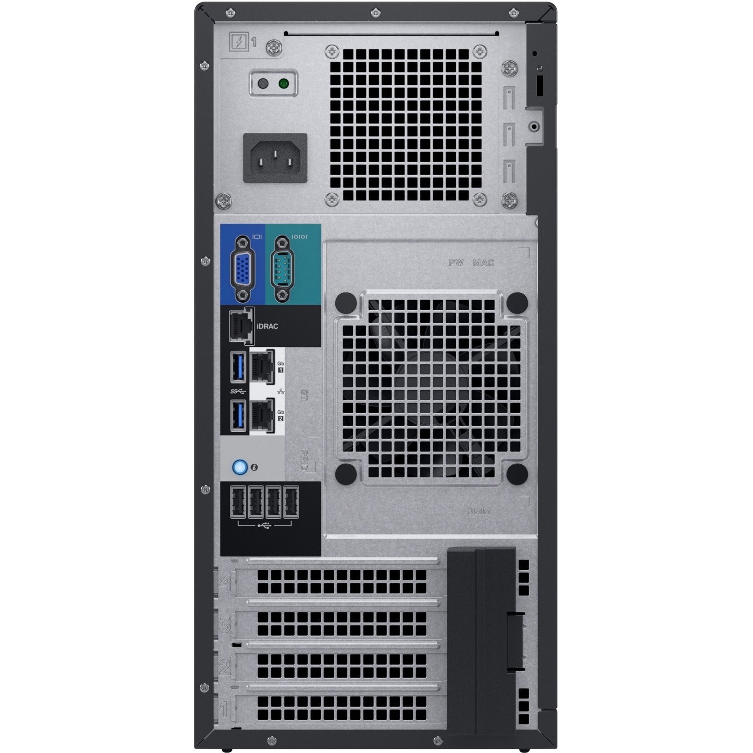 Dell EMC PowerEdge T140 Mini-tower Server - 1 Xeon E-2224 3.40 GHz - 16 GB RAM - 1 TB HDD - (1 x 1TB) HDD Configuration - Serial ATA, 12Gb/s SAS Controller