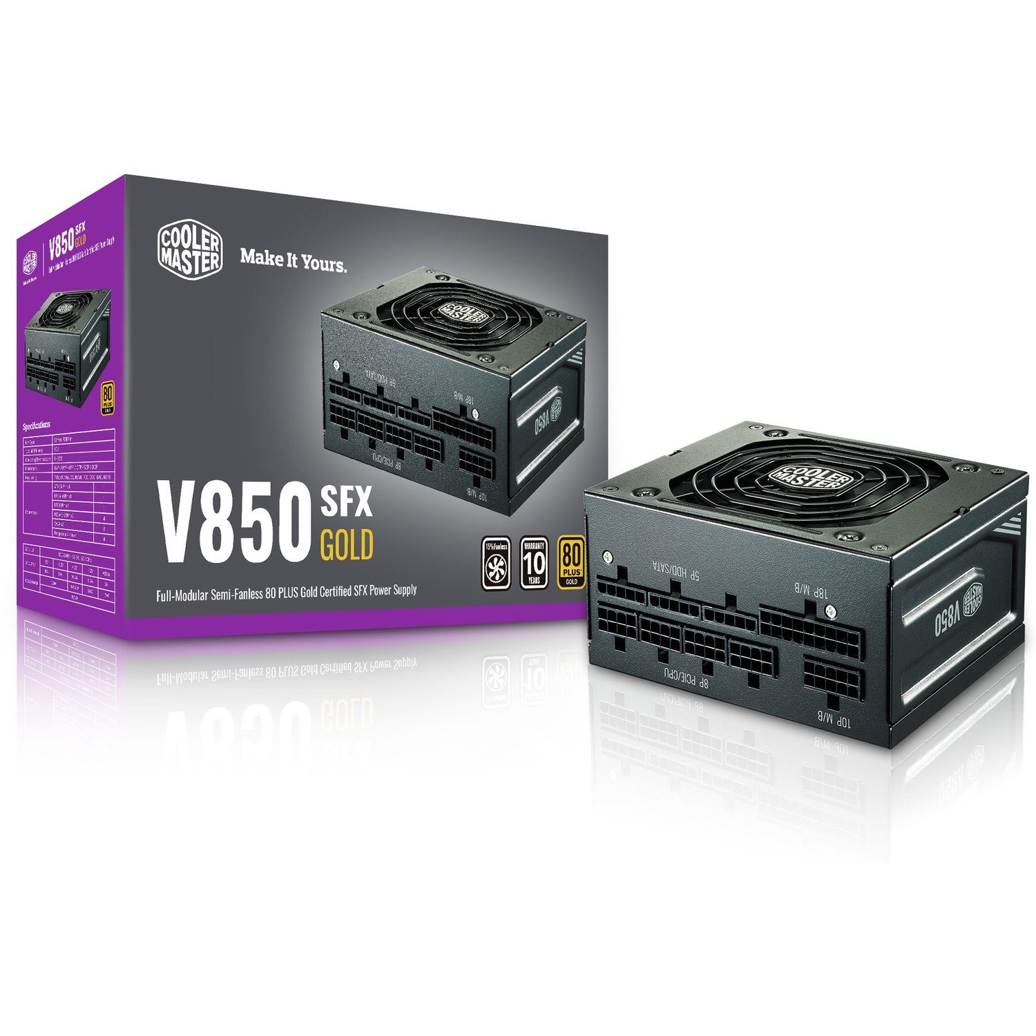 Cooler Master V850 SFX Gold Full-Modular 80 Plus Gold SFX Power Supply