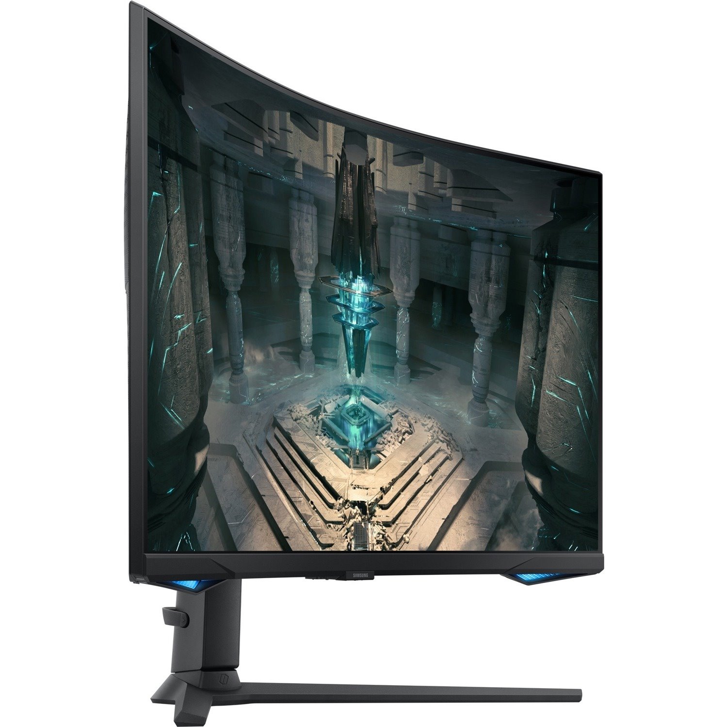 Samsung Odyssey G6 S27BG652EN 27" Class WQHD Curved Screen Smart Gaming LCD Monitor - 16:9 - Black