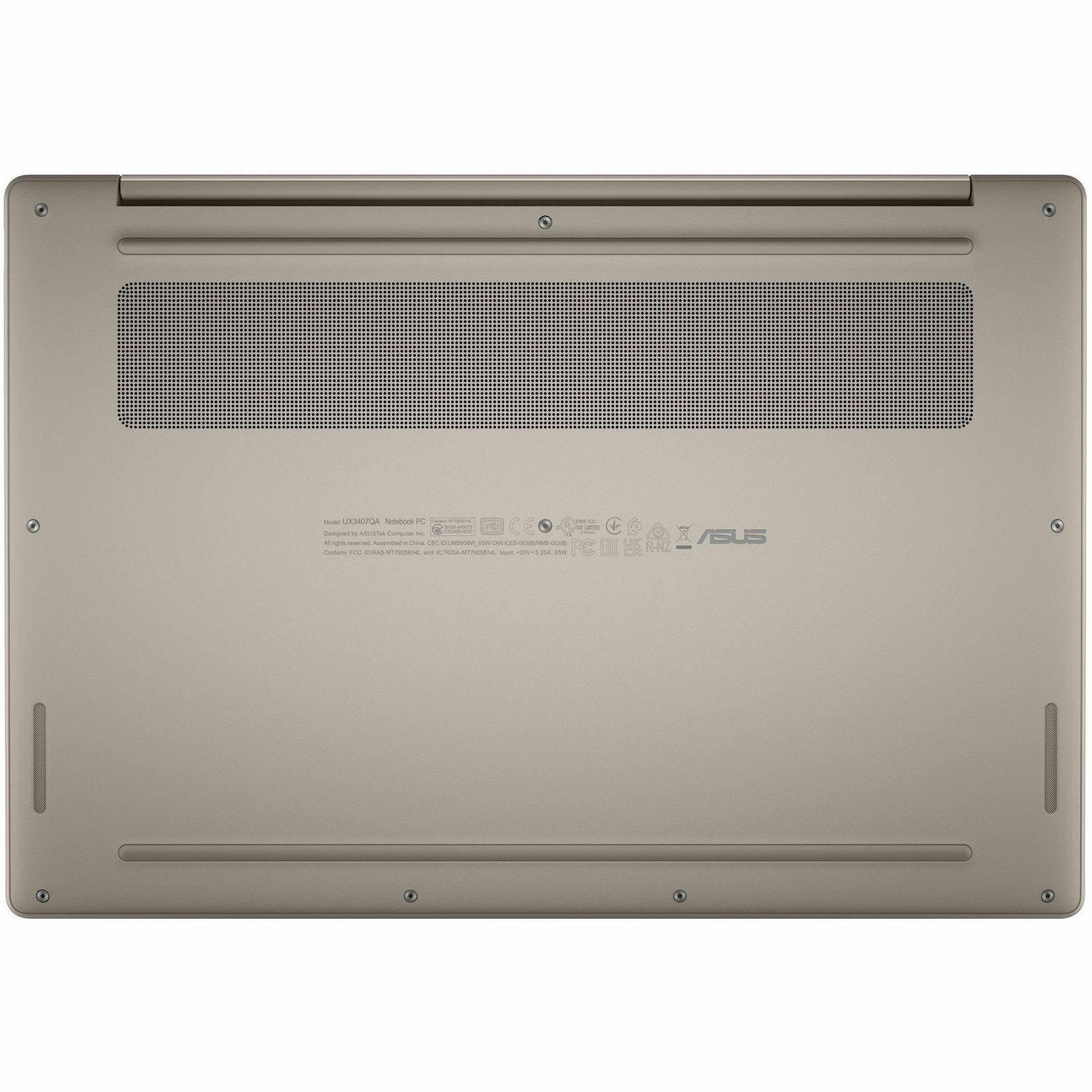 Asus Zenbook A14 UX3407 UX3407QA-DS52-CA 14" Copilot+ PC Notebook - WUXGA - 60 Hz - Qualcomm Snapdragon X X1-26-100 - 16 GB - 512 GB SSD - English Keyboard - Zabriskie Beige