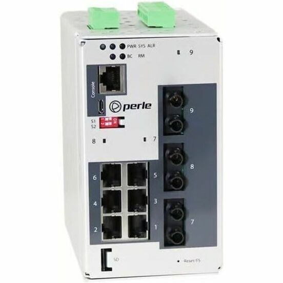 Perle IDS-509F3-T2MD2-SD40-XT - Industrial Managed Ethernet Switch