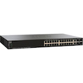 Cisco 350 SG350-28 26 Ports Manageable Ethernet Switch - Gigabit Ethernet - 10/100/1000Base-TX, 1000Base-X - Refurbished