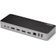 StarTech.com Universal Laptop Docking Station, Hybrid USB-C & USB-A Dock, Dual 4K DP & HDMI, 60W PD, Mac / Windows / Chrome OS, GbE