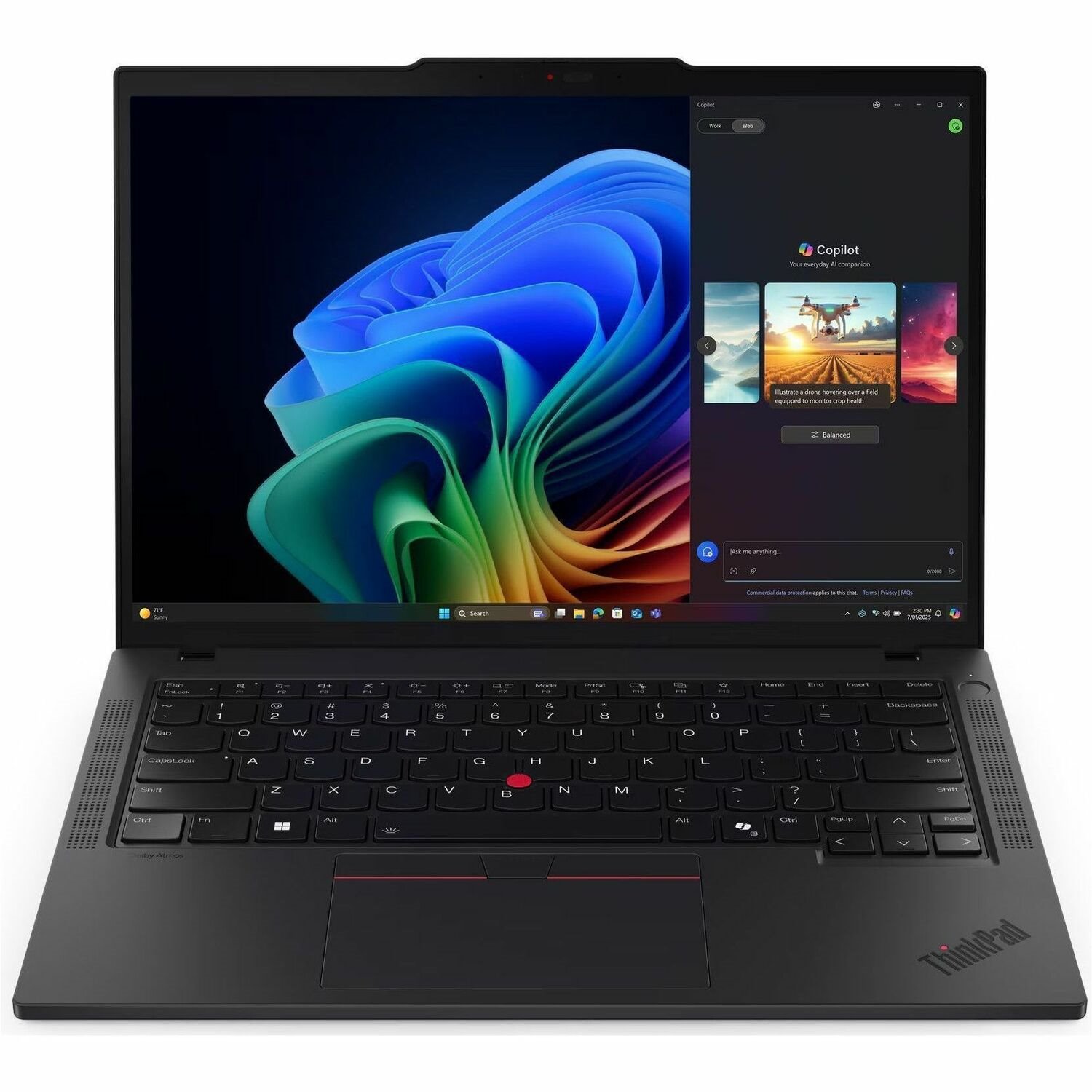 Lenovo ThinkPad T14 Gen 6 21QG002ACA 14" Touchscreen Copilot+ PC Notebook - WUXGA - Intel Core Ultra 7 268V - 32 GB - 1 TB SSD - Canadian French Keyboard - Black