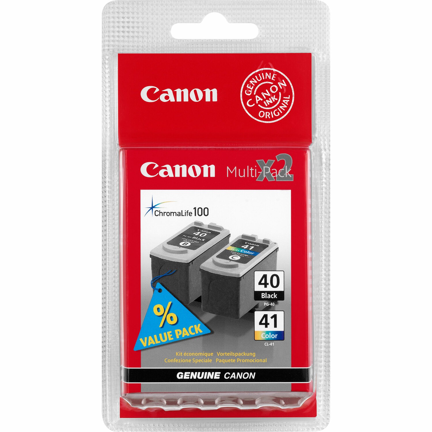 Canon PG-40/CL-41 Tintenstrahl Tintenpatrone - Schwarz, Farbe - Original - 2 / Pack