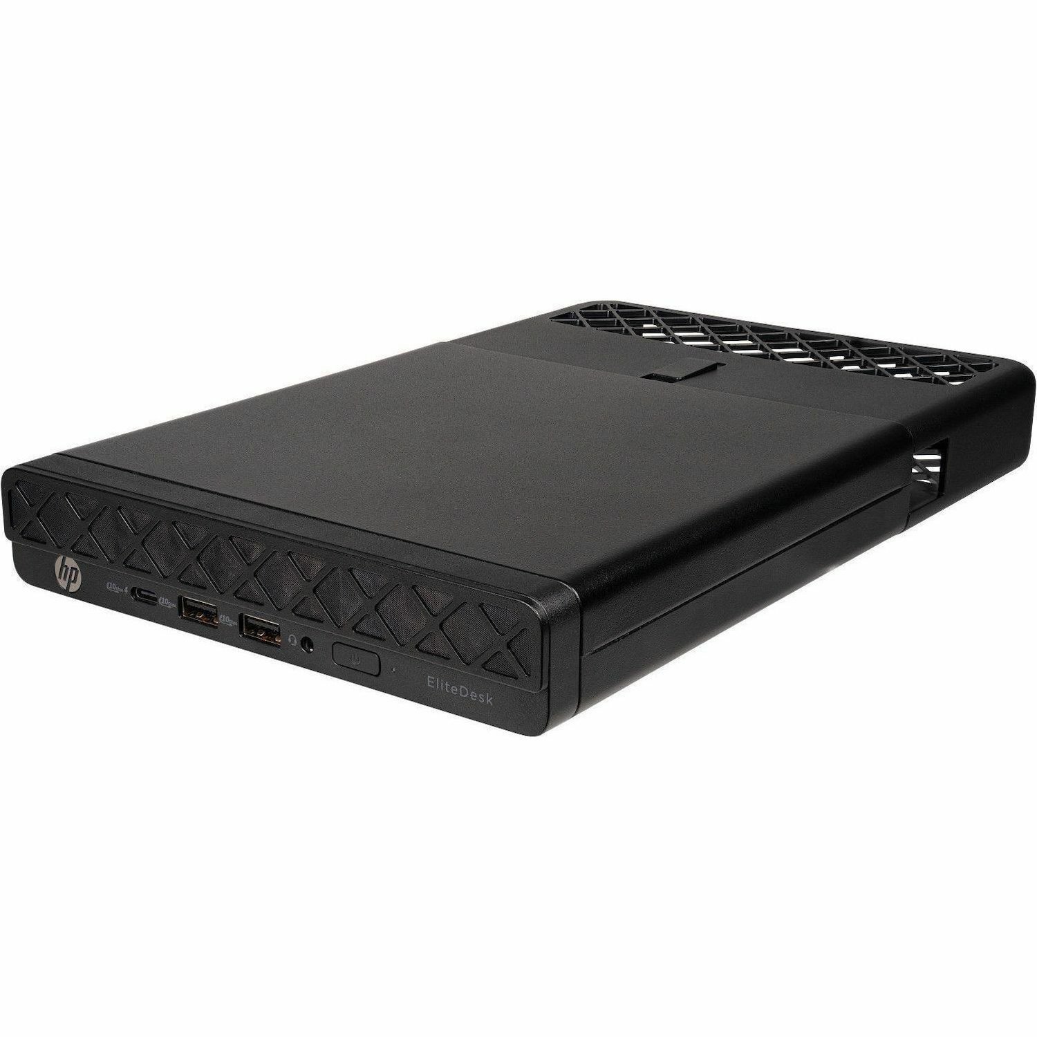 HP EliteDesk 8 G1a Desktop Computer - AMD Ryzen 5 220 - 16 GB - 512 GB SSD - Mini PC - Jack Black