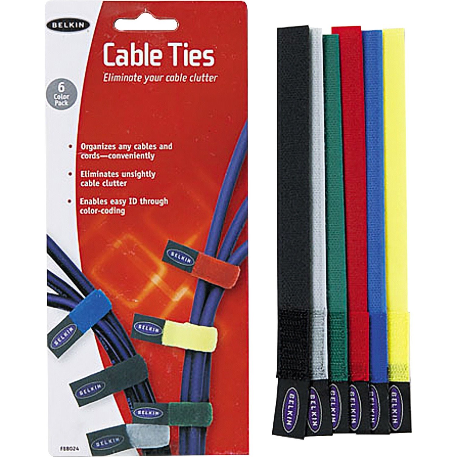 Belkin Cable Ties 8 Inch