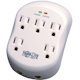 Eaton Tripp Lite Series Protect It! 5-Outlet Surge Protector, Direct Plug-In, 1080 Joules, 1-Line RJ11 Protection
