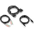 TRENDnet 10 ft. DVI-I, USB, and Audio KVM Cable Kit, Connect a DVI Computer to the TRENDnet TK-232DV KVM Switch, USB Mouse/Keyboard, DVI-I, & 3.5mm Audio Connections, TK-CD10