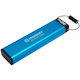 IronKey Keypad 200 32 GB USB 3.2 (Gen 1) Type C Flash Drive - Blue - XTS-AES, 256-bit AES