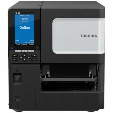 Toshiba Industrial, Business, Logistic, Manufacturing, Healthcare, Retail, Automotive, Transportation & Logistic Direct Thermal/Thermal Transfer Printer - Label Print - Gigabit Ethernet - USB