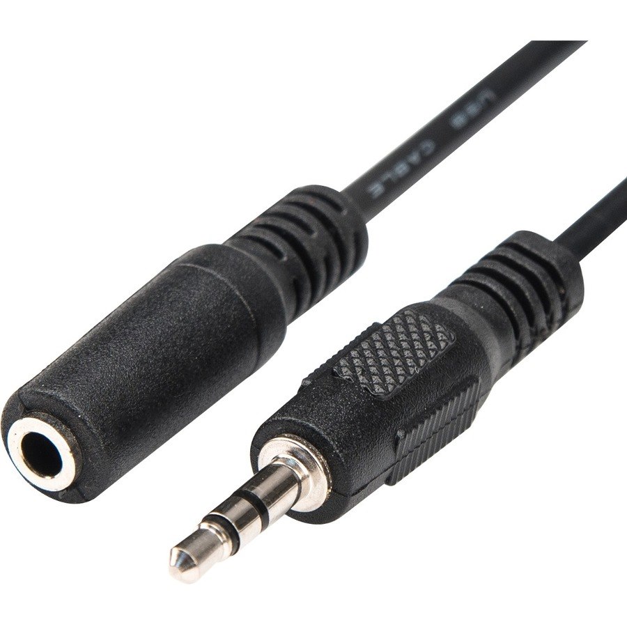 Rocstor Premium Audio cable - mini-phone stereo 3.5 mm (female) - mini-phone stereo 3.5 mm (male) - 6ft / 1.8m - Mini-phone Male - Mini-phone Female Audio - 6ft / 1.8m Phone 3.5mm M/F