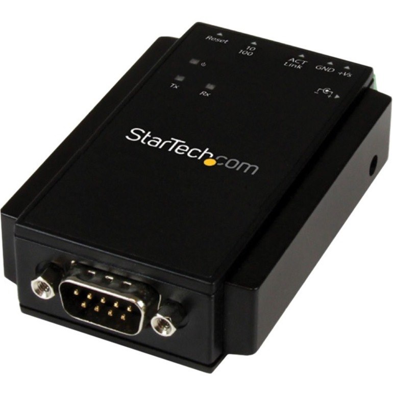 StarTech.com 1 Port RS-232 Serial to IP Ethernet Device Server - DIN Rail Mountable